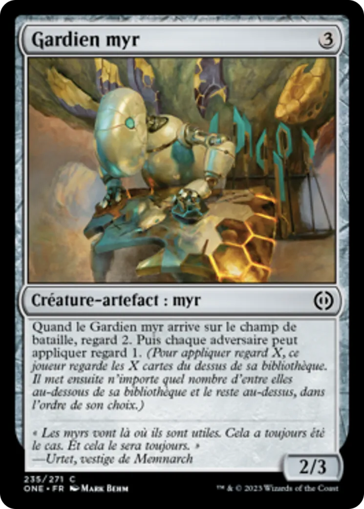 Gardien myr — Phyrexia: All Will Be One — Magic: The Gathering
