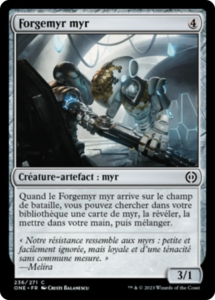 Forgemyr myr — Phyrexia: All Will Be One — Magic: The Gathering