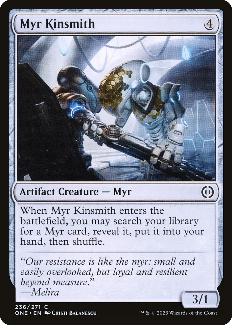 Forgemyr myr — Phyrexia: All Will Be One — Magic: The Gathering