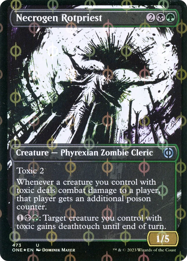 Prêtresse de putréfaction nécrogène — Phyrexia: All Will Be One — Magic: The Gathering