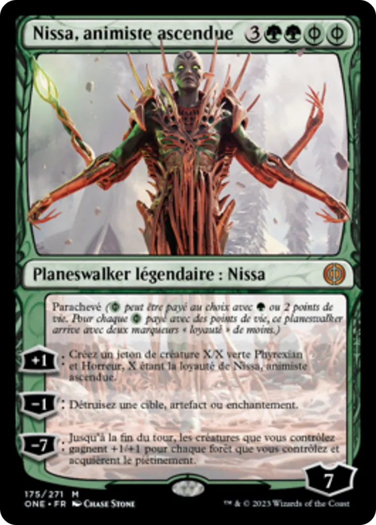 Nissa, animiste ascendue — Phyrexia: All Will Be One — Magic: The Gathering