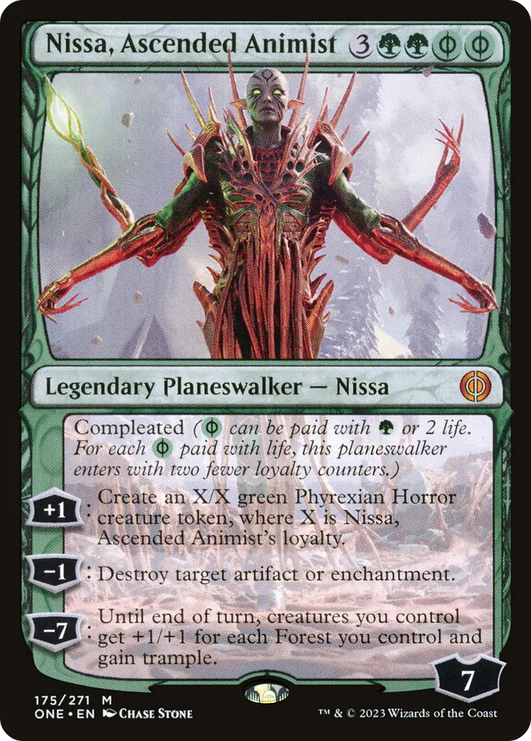 Nissa, Ascended Animist — Phyrexia: All Will Be One — Magic: The Gathering
