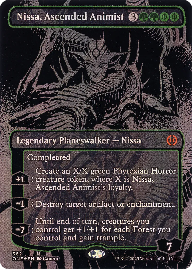Nissa, Ascended Animist — Phyrexia: All Will Be One — Magic: The Gathering