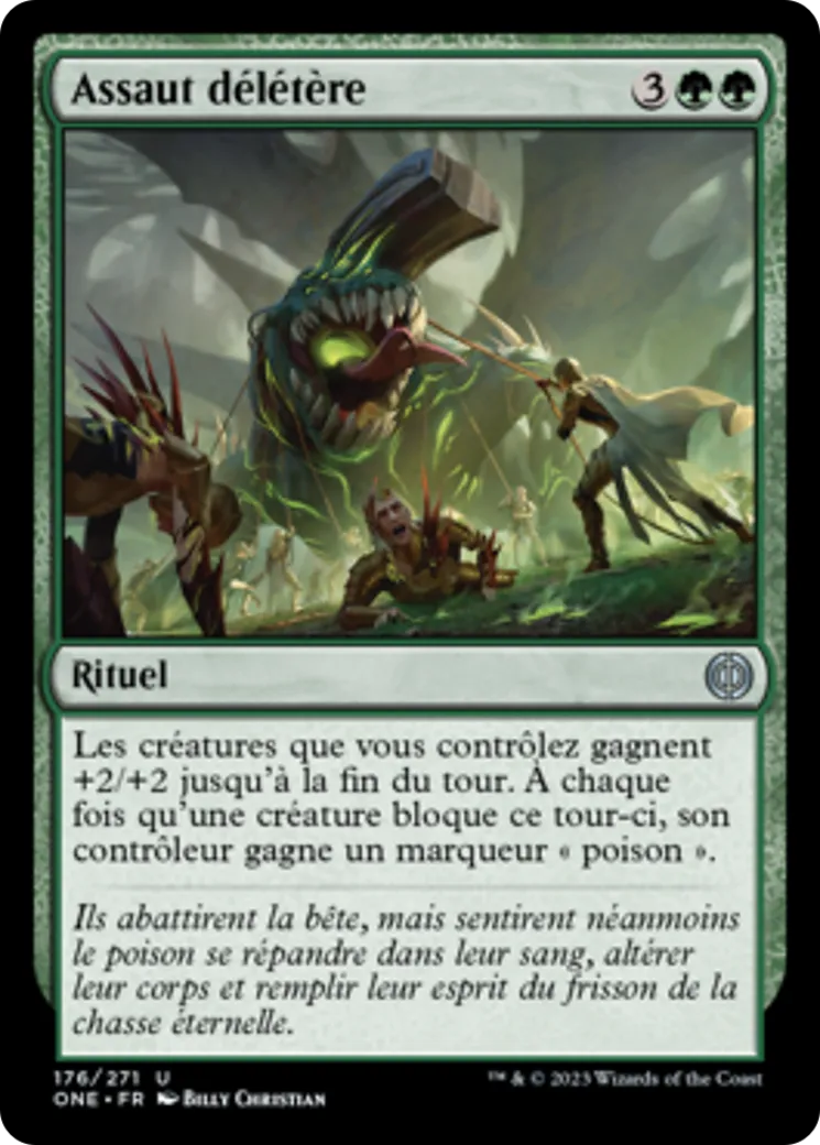 Assaut délétère — Phyrexia: All Will Be One — Magic: The Gathering