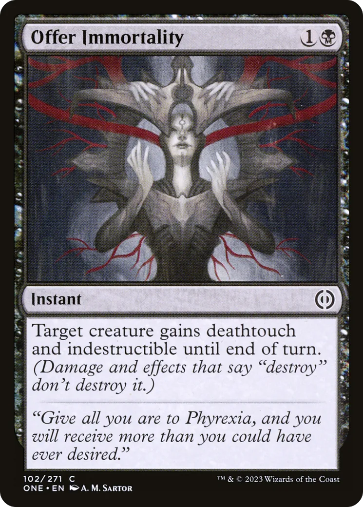 Offrir l'immortalité — Phyrexia: All Will Be One — Magic: The Gathering