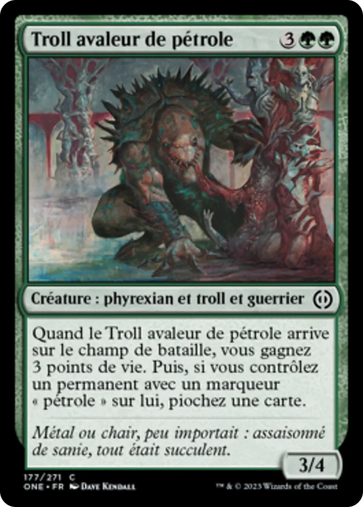 Troll avaleur de pétrole — Phyrexia: All Will Be One — Magic: The Gathering