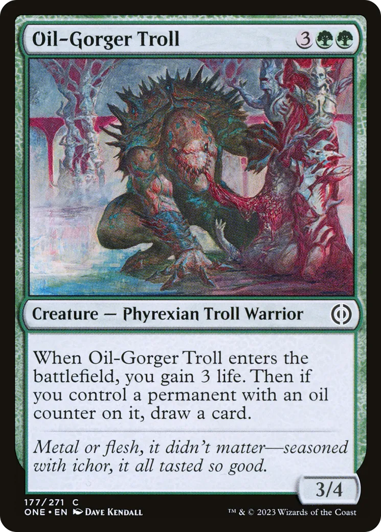 Oil-Gorger Troll — Phyrexia: All Will Be One — Magic: The Gathering
