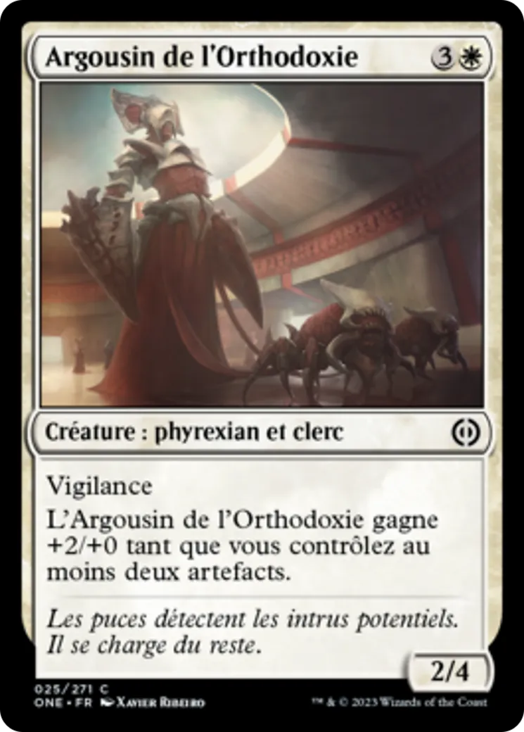 Argousin de l'Orthodoxie — Phyrexia: All Will Be One — Magic: The Gathering