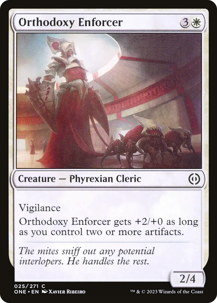 Orthodoxy Enforcer — Phyrexia: All Will Be One — Magic: The Gathering