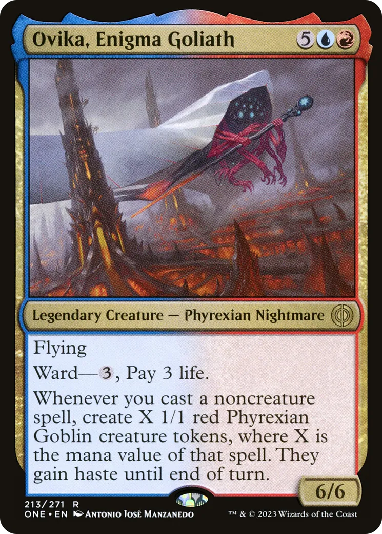 Ovika, goliath énigmatique — Phyrexia: All Will Be One — Magic: The Gathering