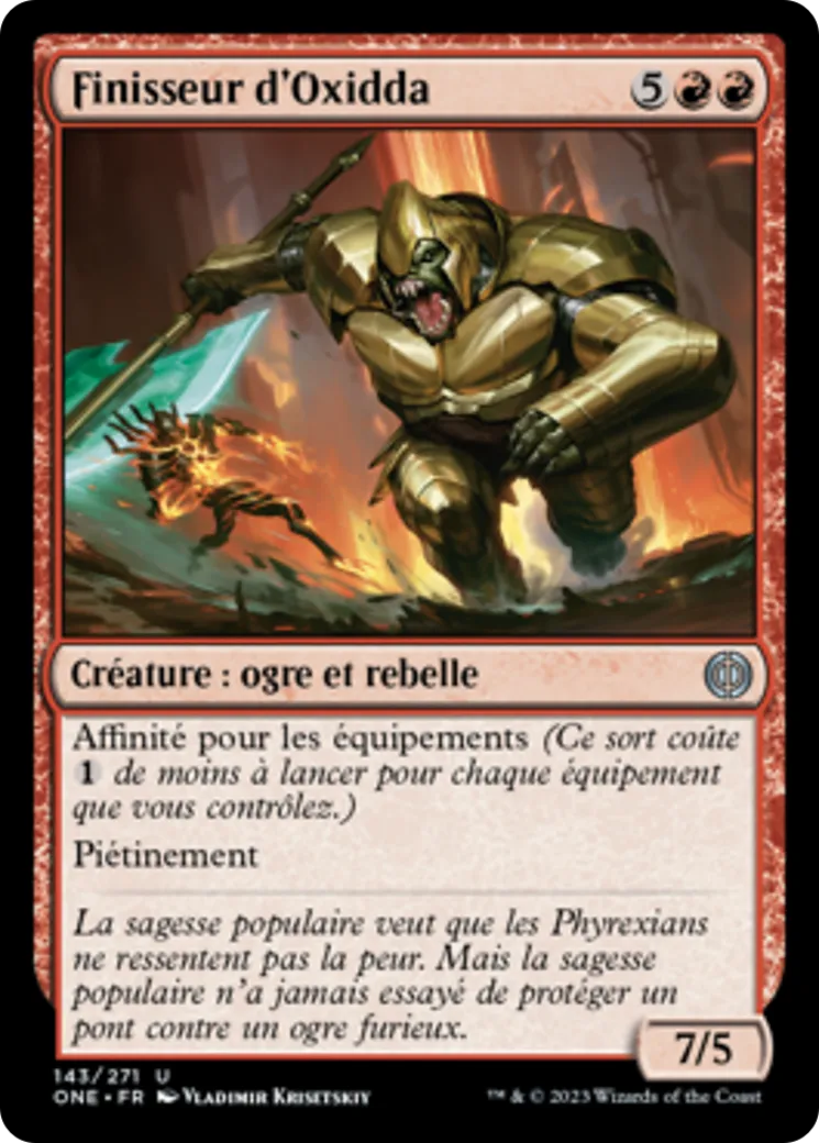 Finisseur d'Oxidda — Phyrexia: All Will Be One — Magic: The Gathering