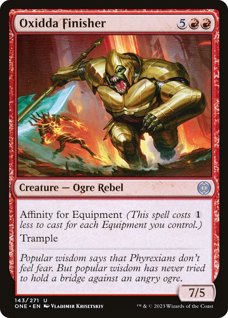 Finisseur d'Oxidda — Phyrexia: All Will Be One — Magic: The Gathering