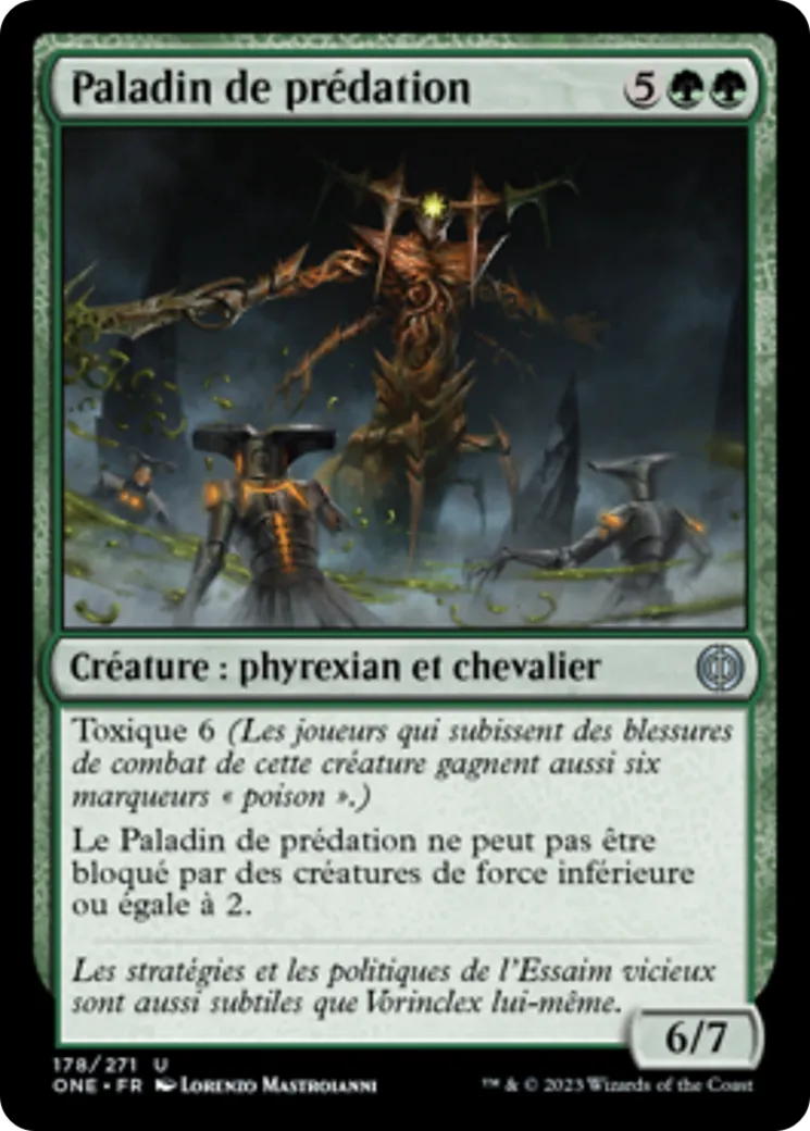 Paladin de prédation — Phyrexia: All Will Be One — Magic: The Gathering