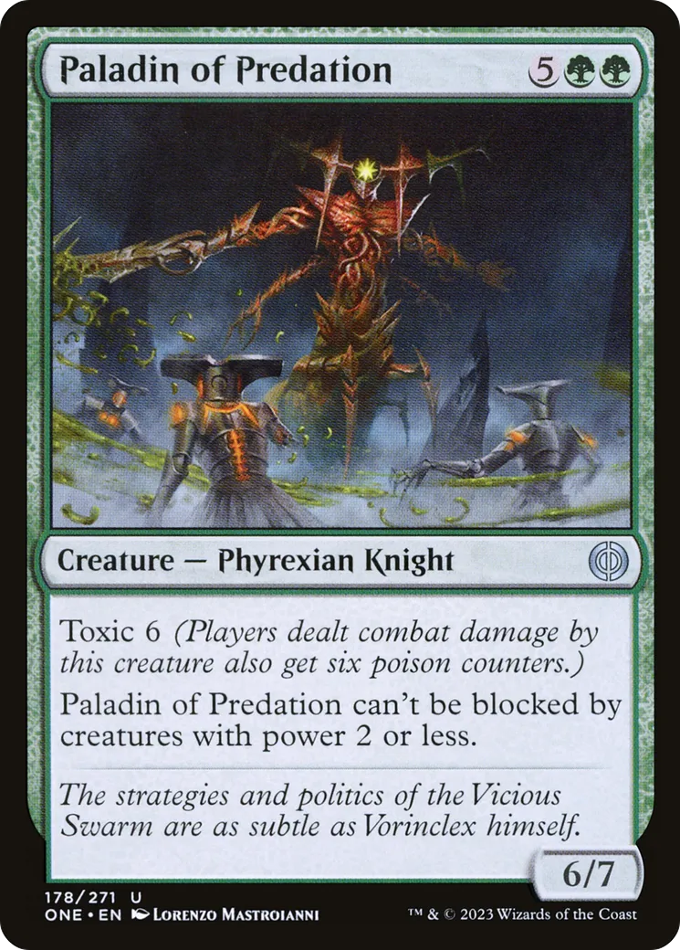 Paladin of Predation — Phyrexia: All Will Be One — Magic: The Gathering