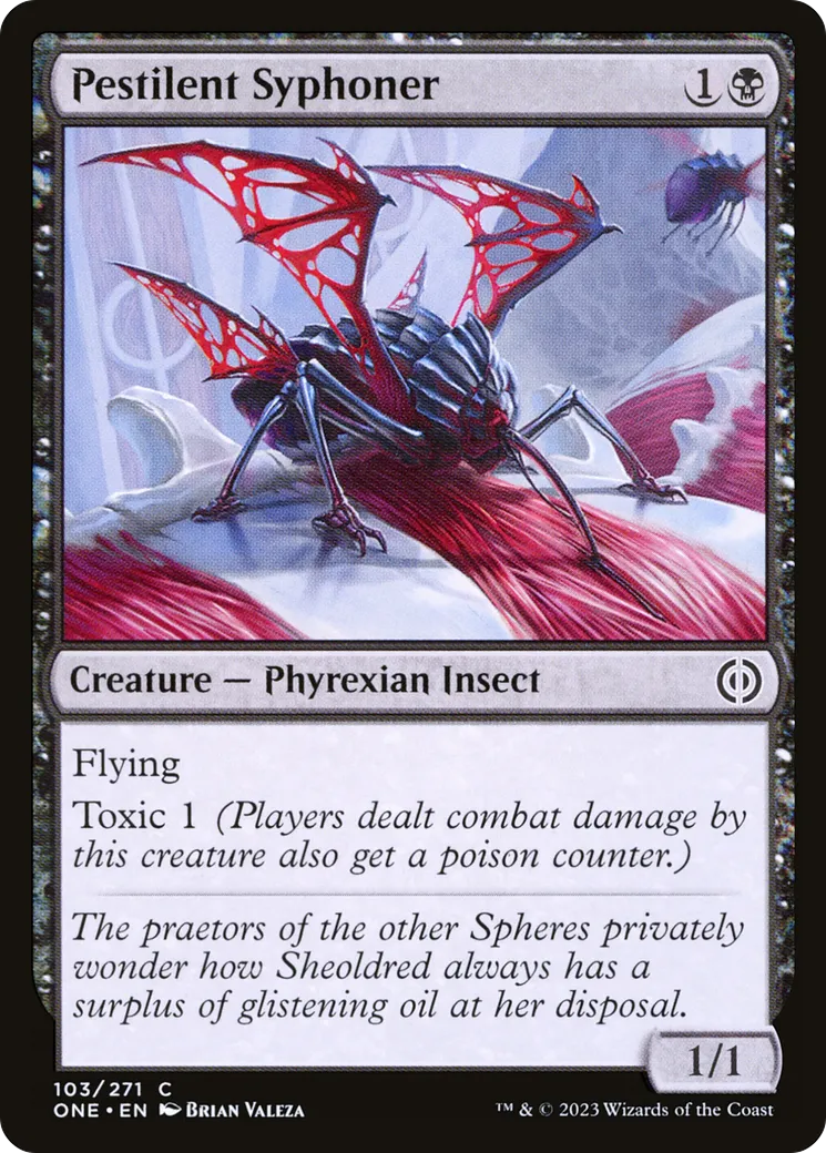 Pestilent Syphoner — Phyrexia: All Will Be One — Magic: The Gathering