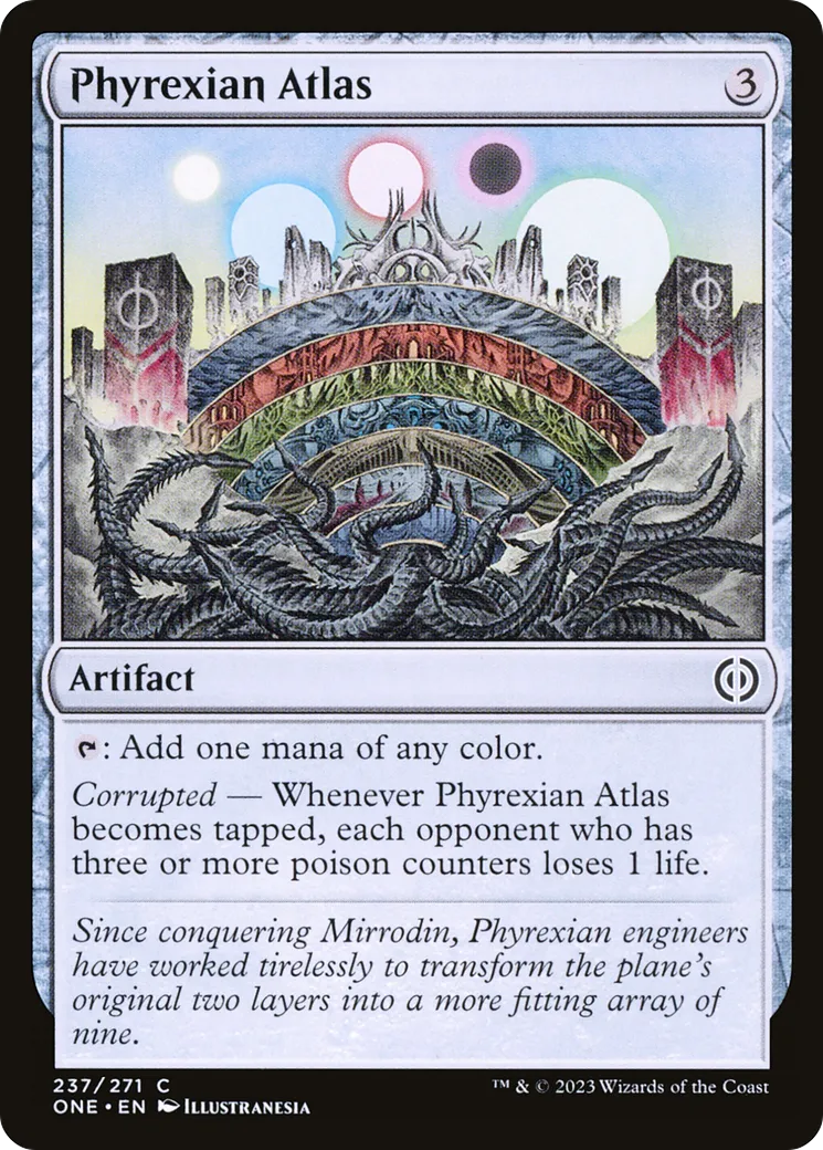 Phyrexian Atlas — Phyrexia: All Will Be One — Magic: The Gathering