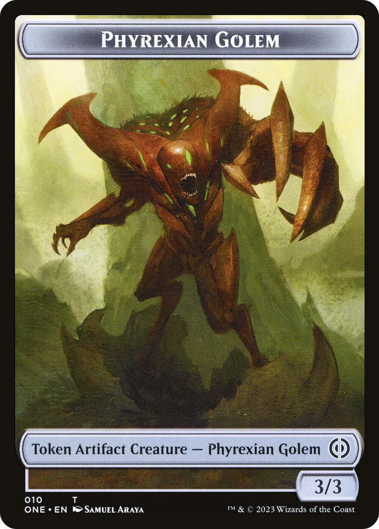 Phyrexian Golem — Phyrexia: All Will Be One — Magic: The Gathering