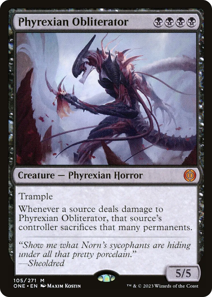 Phyrexian Obliterator — Phyrexia: All Will Be One — Magic: The Gathering