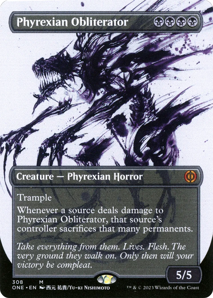 Phyrexian Obliterator — Phyrexia: All Will Be One — Magic: The Gathering
