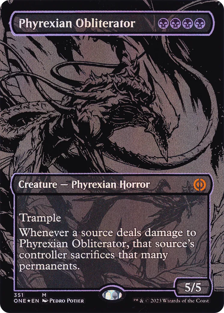 Phyrexian Obliterator — Phyrexia: All Will Be One — Magic: The Gathering