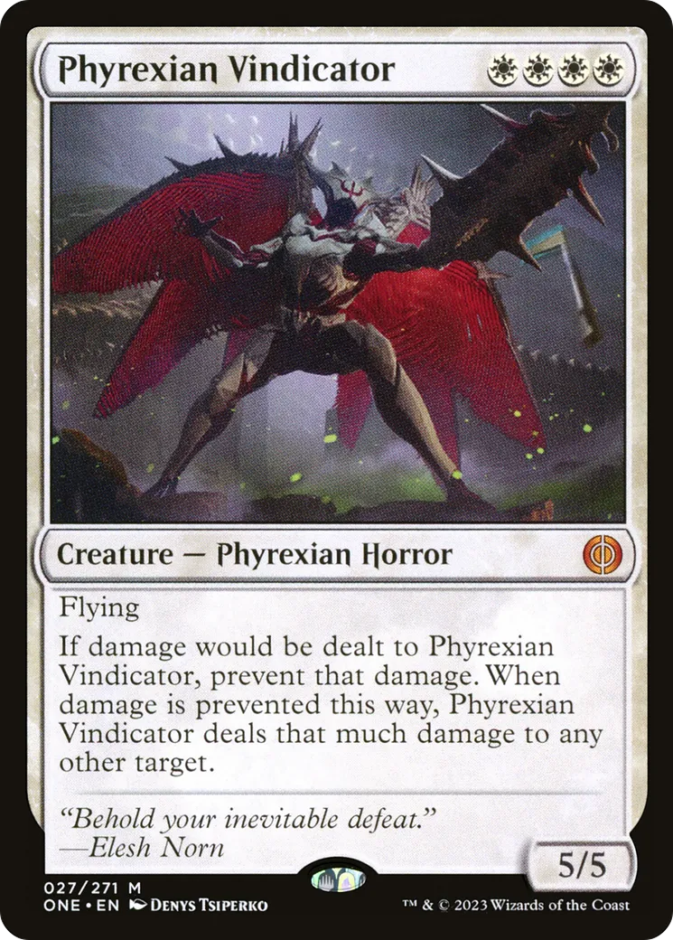 Phyrexian Vindicator — Phyrexia: All Will Be One — Magic: The Gathering