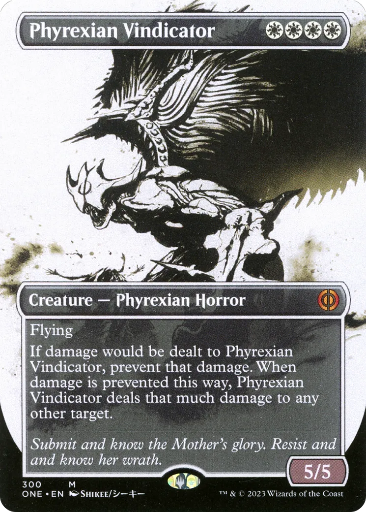 Justificatrice phyrexiane — Phyrexia: All Will Be One — Magic: The Gathering