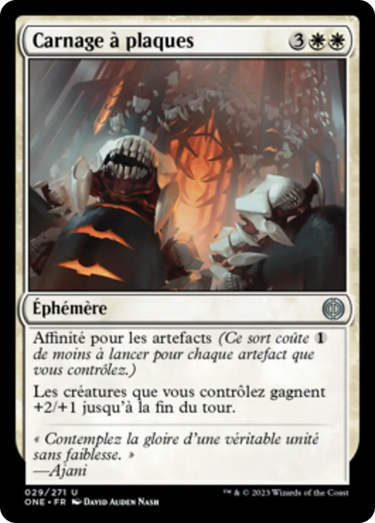 Carnage à plaques — Phyrexia: All Will Be One — Magic: The Gathering