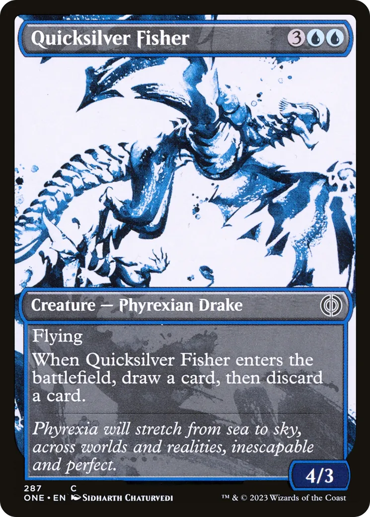 Quicksilver Fisher — Phyrexia: All Will Be One — Magic: The Gathering