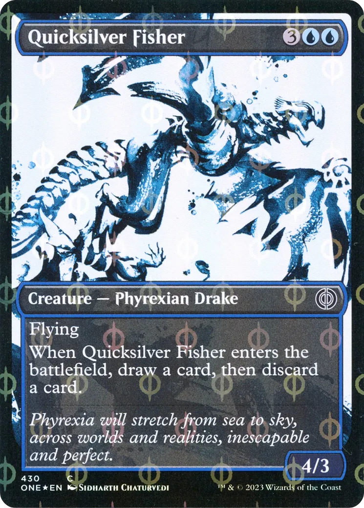Quicksilver Fisher — Phyrexia: All Will Be One — Magic: The Gathering