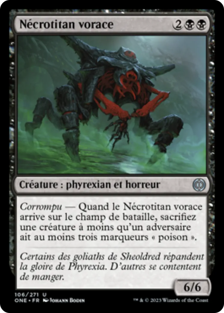 Nécrotitan vorace — Phyrexia: All Will Be One — Magic: The Gathering
