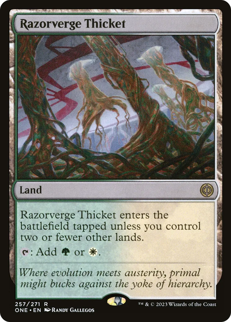 Halliers à l'Orée des Rasoirs — Phyrexia: All Will Be One — Magic: The Gathering
