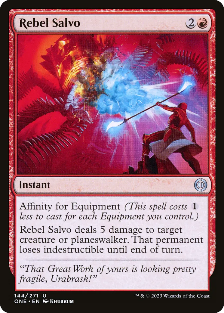 Rebel Salvo — Phyrexia: All Will Be One — Magic: The Gathering