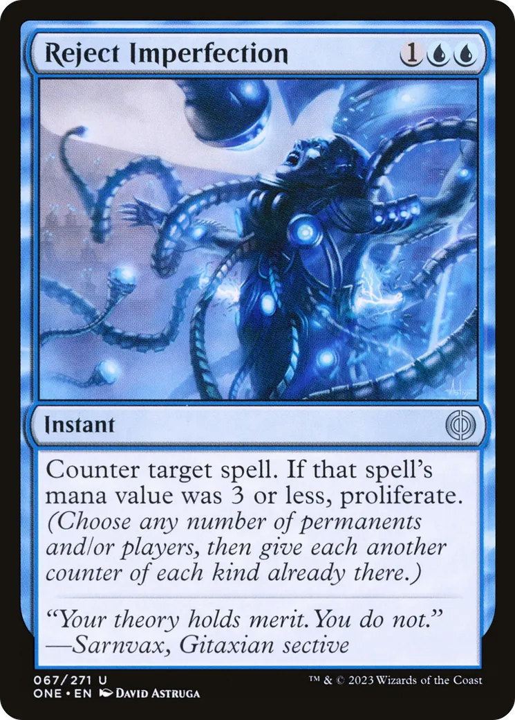 Rejet de l'imperfection — Phyrexia: All Will Be One — Magic: The Gathering
