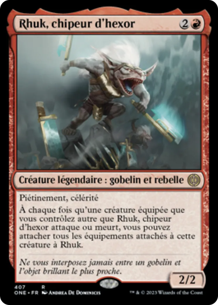 Rhuk, chipeur d'hexor — Phyrexia: All Will Be One — Magic: The Gathering