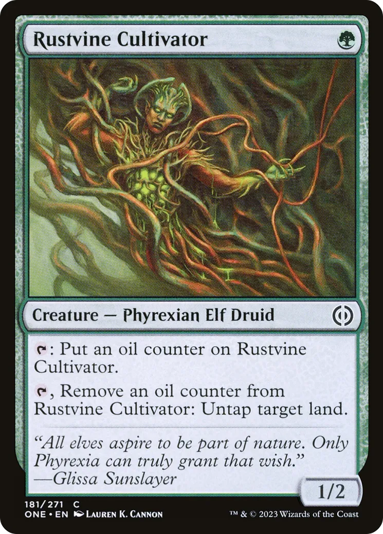 Rustvine Cultivator — Phyrexia: All Will Be One — Magic: The Gathering