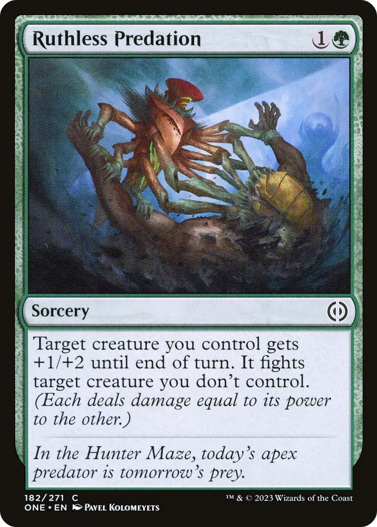 Ruthless Predation — Phyrexia: All Will Be One — Magic: The Gathering