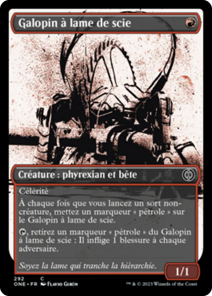 Galopin à lame de scie — Phyrexia: All Will Be One — Magic: The Gathering
