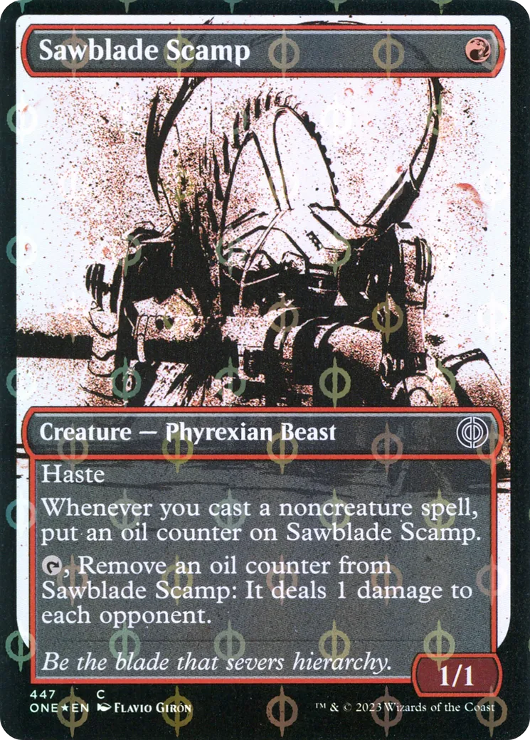 Galopin à lame de scie — Phyrexia: All Will Be One — Magic: The Gathering
