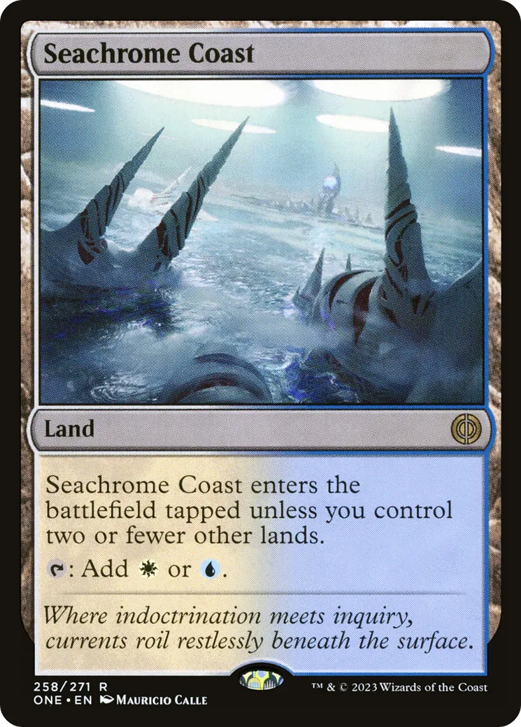 Seachrome Coast — Phyrexia: All Will Be One — Magic: The Gathering