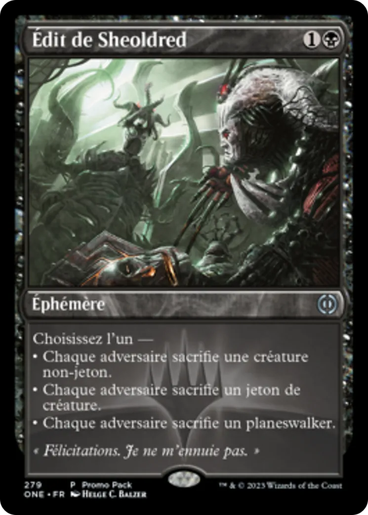 Édit de Sheoldred — Phyrexia: All Will Be One — Magic: The Gathering