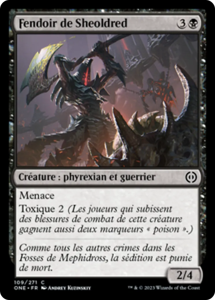 Fendoir de Sheoldred — Phyrexia: All Will Be One — Magic: The Gathering