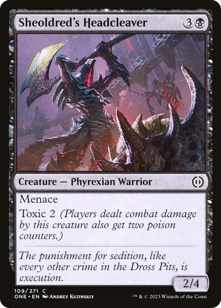 Sheoldred's Headcleaver — Phyrexia: All Will Be One — Magic: The Gathering