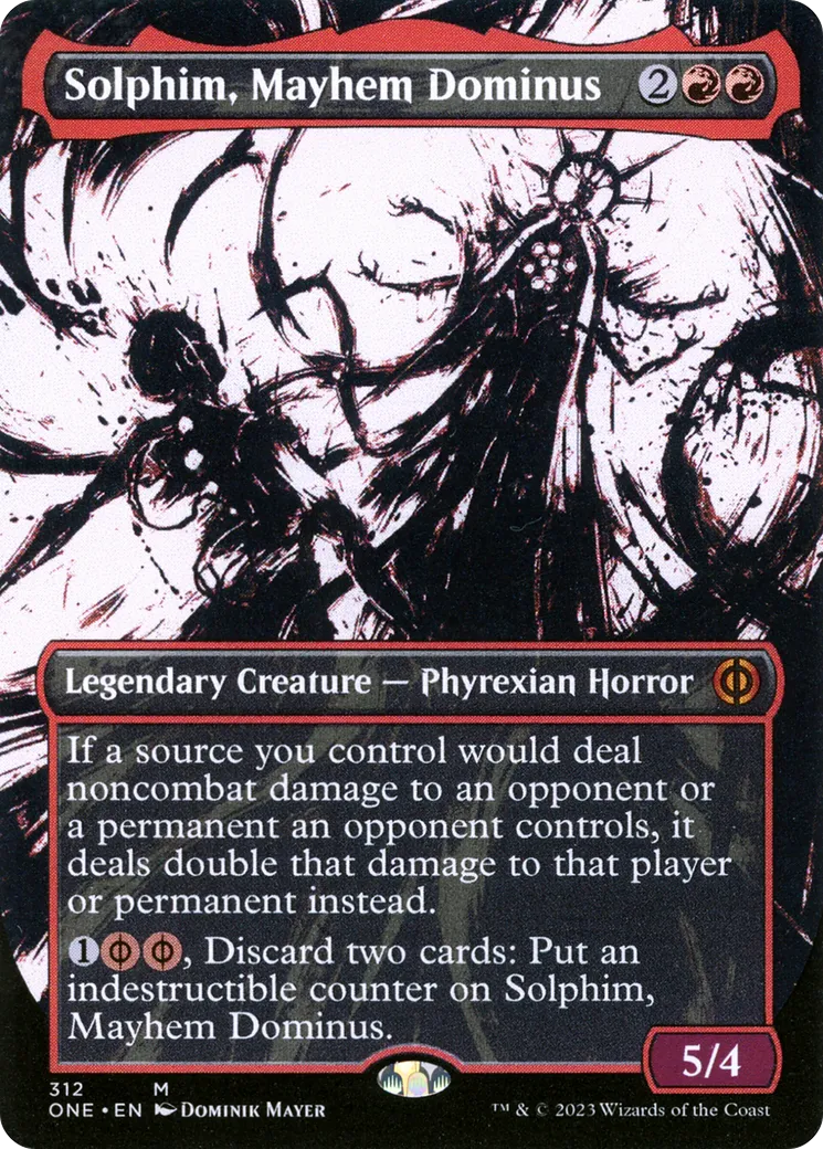 Solphim, Mayhem Dominus — Phyrexia: All Will Be One — Magic: The Gathering