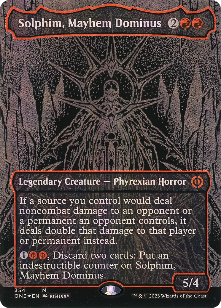 Solphim, Mayhem Dominus — Phyrexia: All Will Be One — Magic: The Gathering