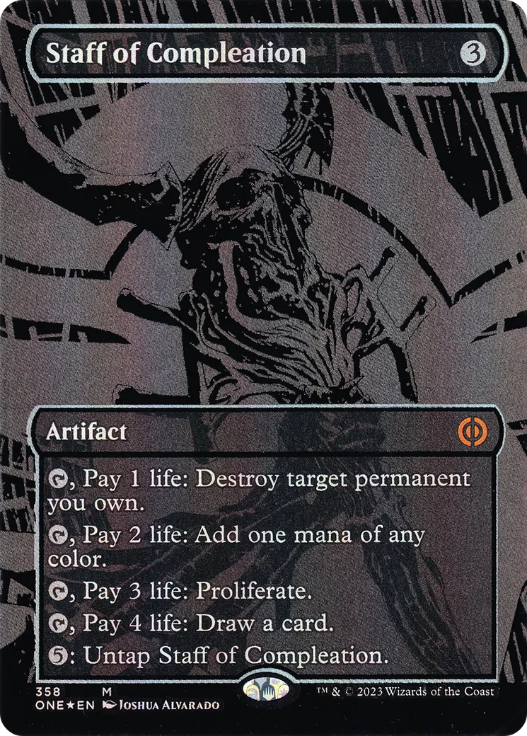 Staff of Compleation — Phyrexia: All Will Be One — Magic: The Gathering