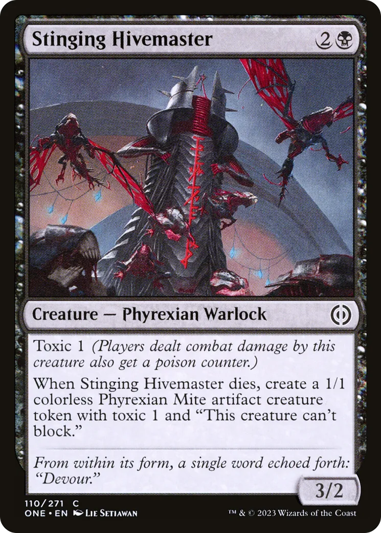 Stinging Hivemaster — Phyrexia: All Will Be One — Magic: The Gathering