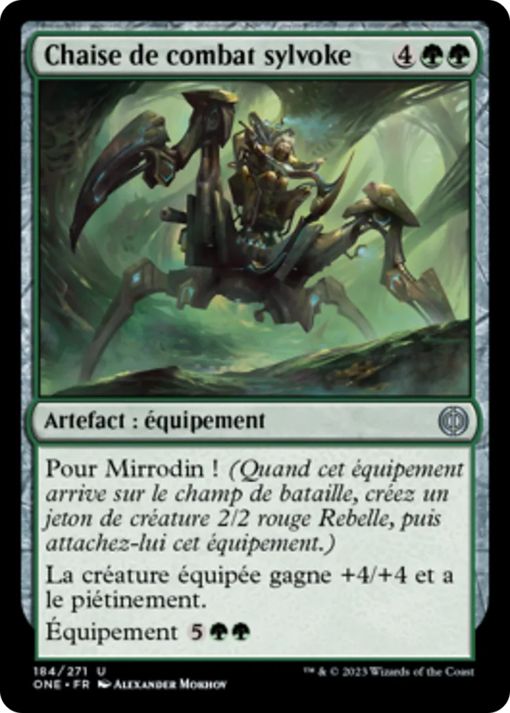 Chaise de combat sylvoke — Phyrexia: All Will Be One — Magic: The Gathering
