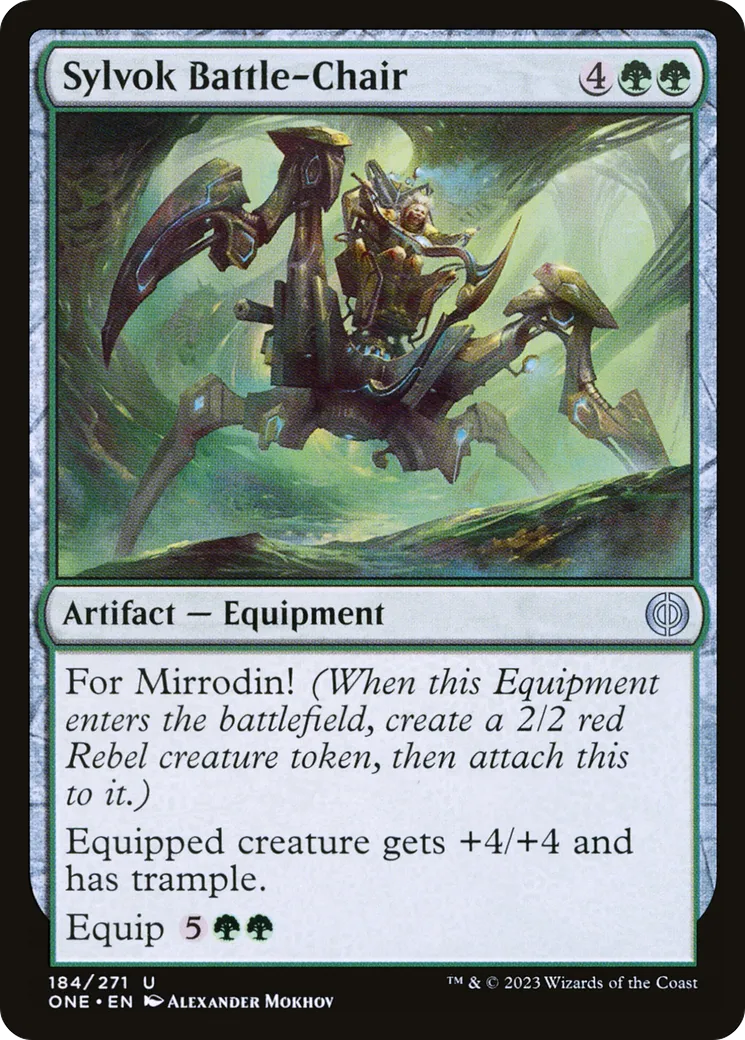 Sylvok Battle-Chair — Phyrexia: All Will Be One — Magic: The Gathering