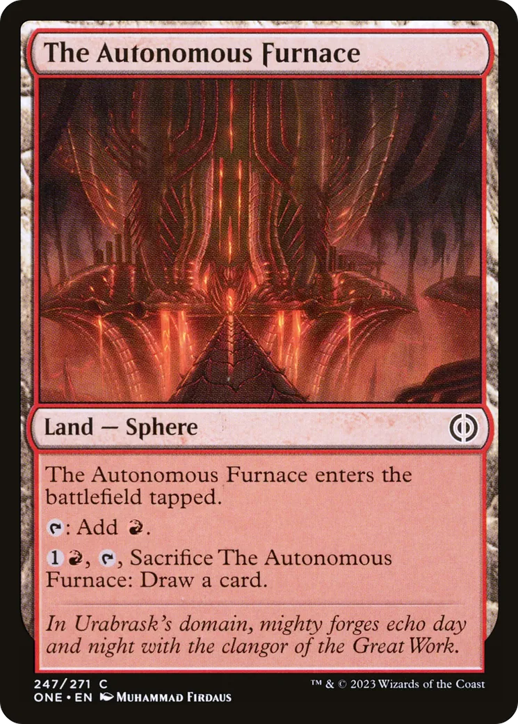 Le Fourneau autonome — Phyrexia: All Will Be One — Magic: The Gathering