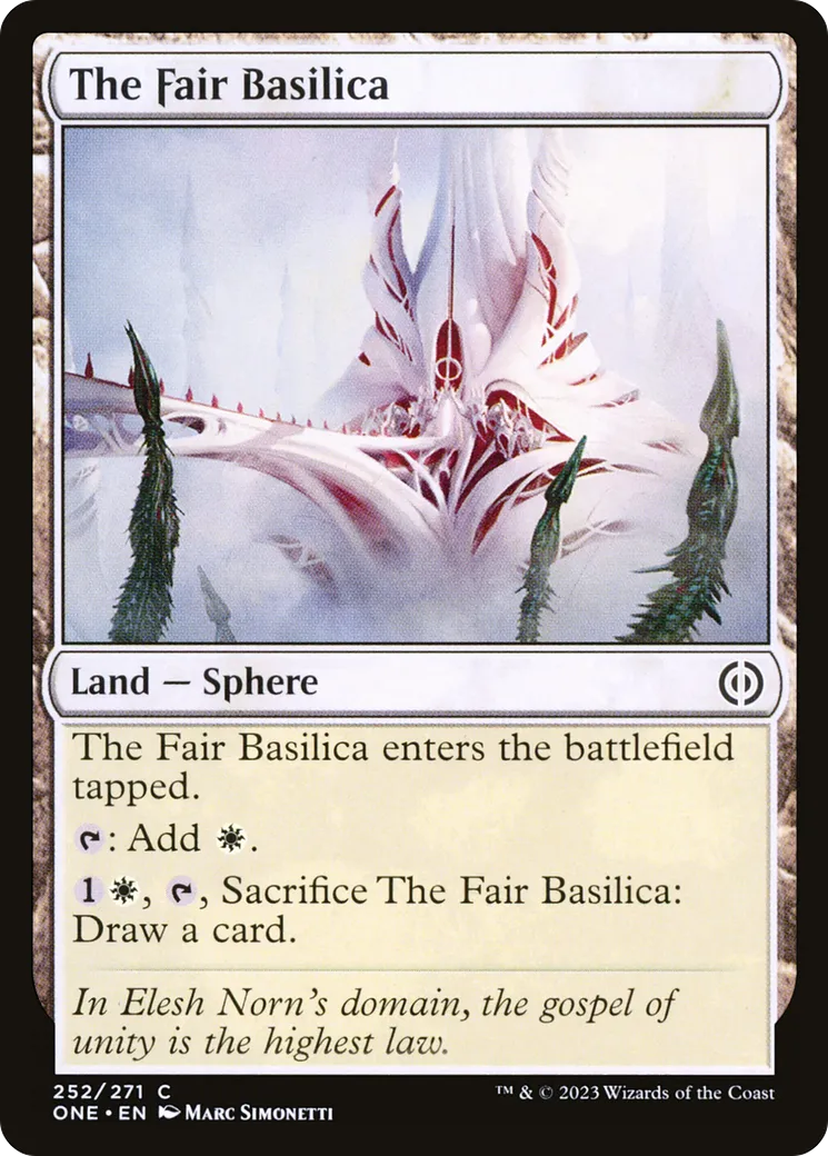 La Basilique Blême — Phyrexia: All Will Be One — Magic: The Gathering